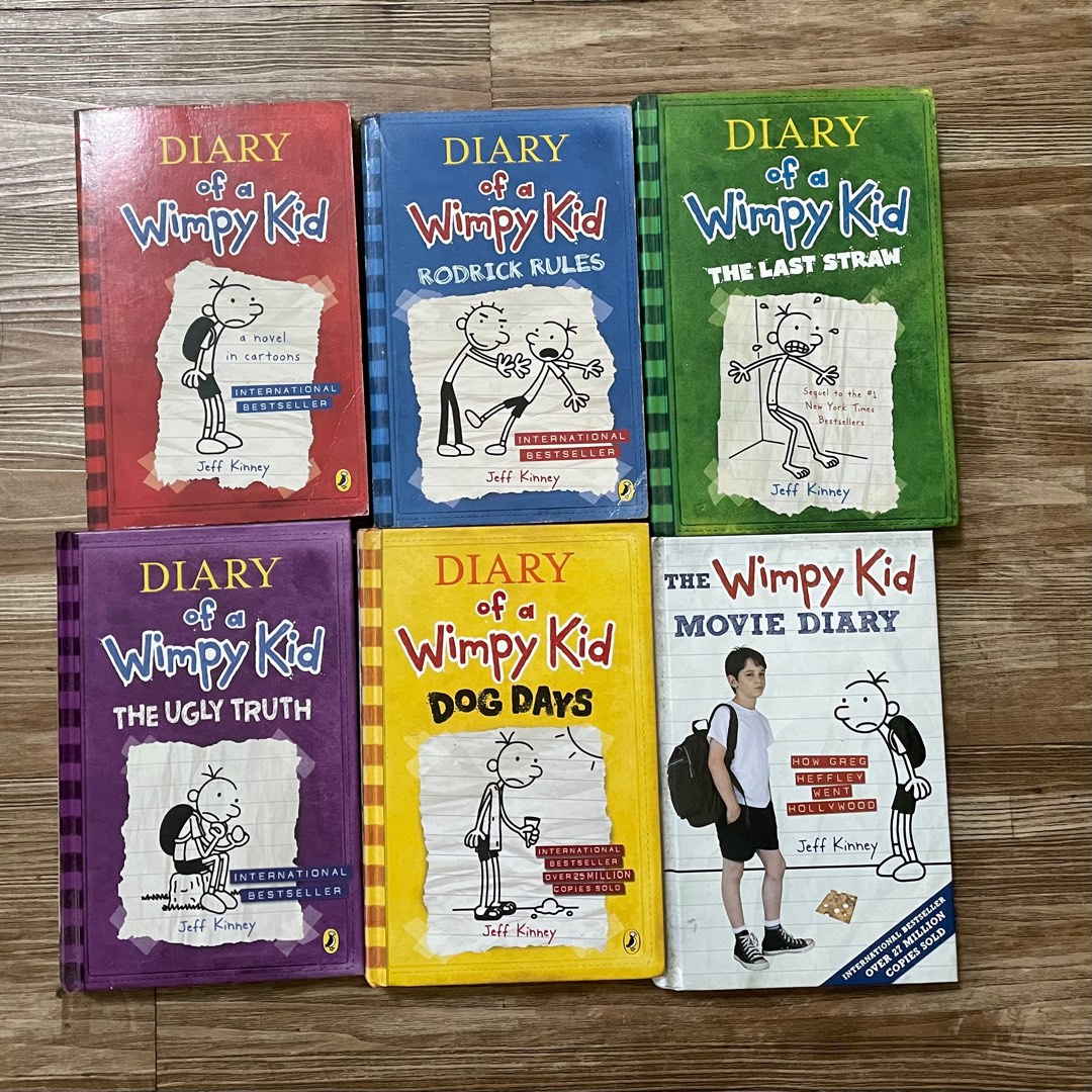 diary of a wimpy kid book series, Hobbies & Toys, Books & Magazines ...