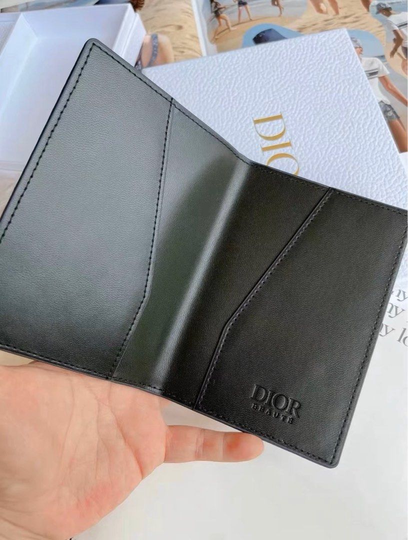 Dior Sauvage perfume 10ml + passport holder gift set, Beauty & Personal