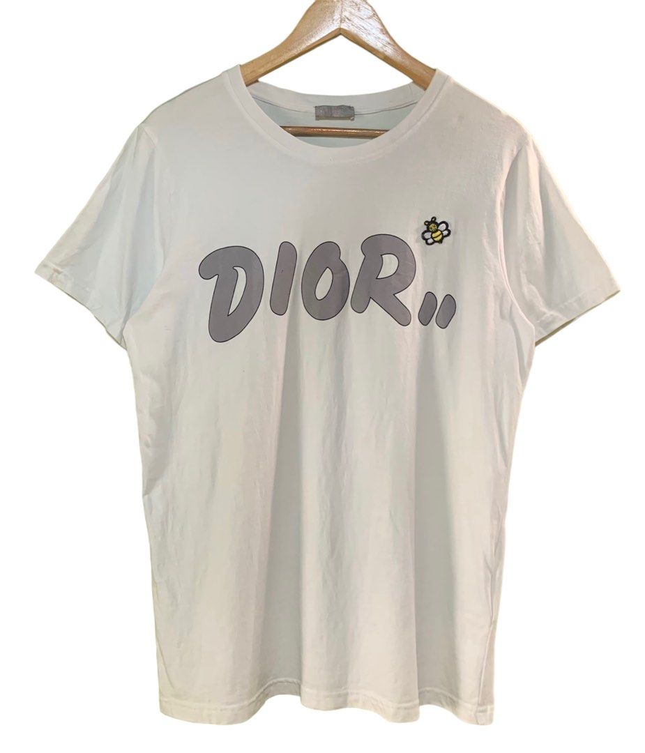Dior x Kaws Bee Shirt, Luxury, Apparel on Carousell