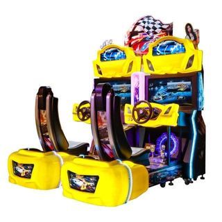 Double Car Racing Machine Arcade