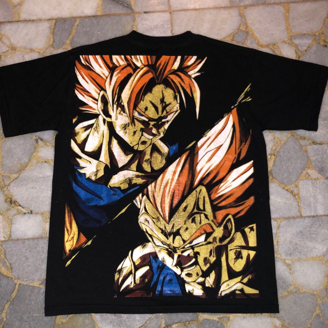 dragon ball z vintage tshirt aop, Fesyen Pria, Pakaian , Atasan di
