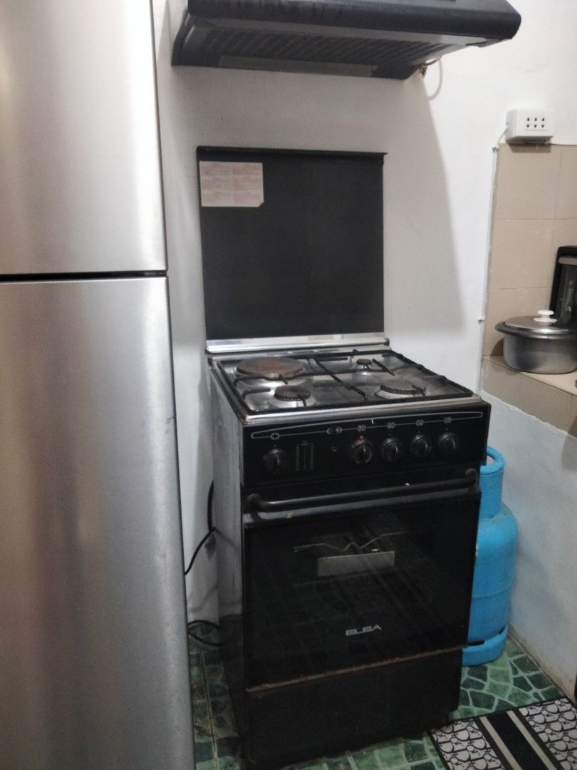Elba Gas Range and Range Hood Set, TV & Home Appliances, Kitchen