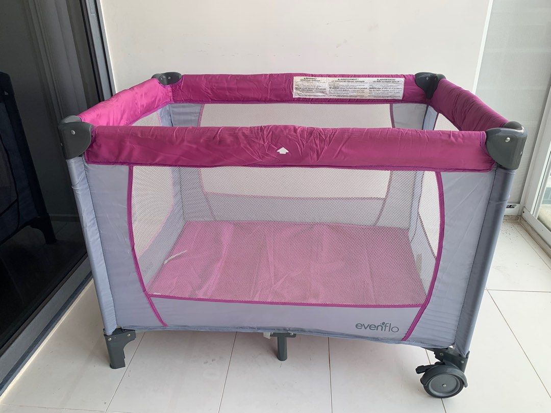Evenflo travel cot new arrivals