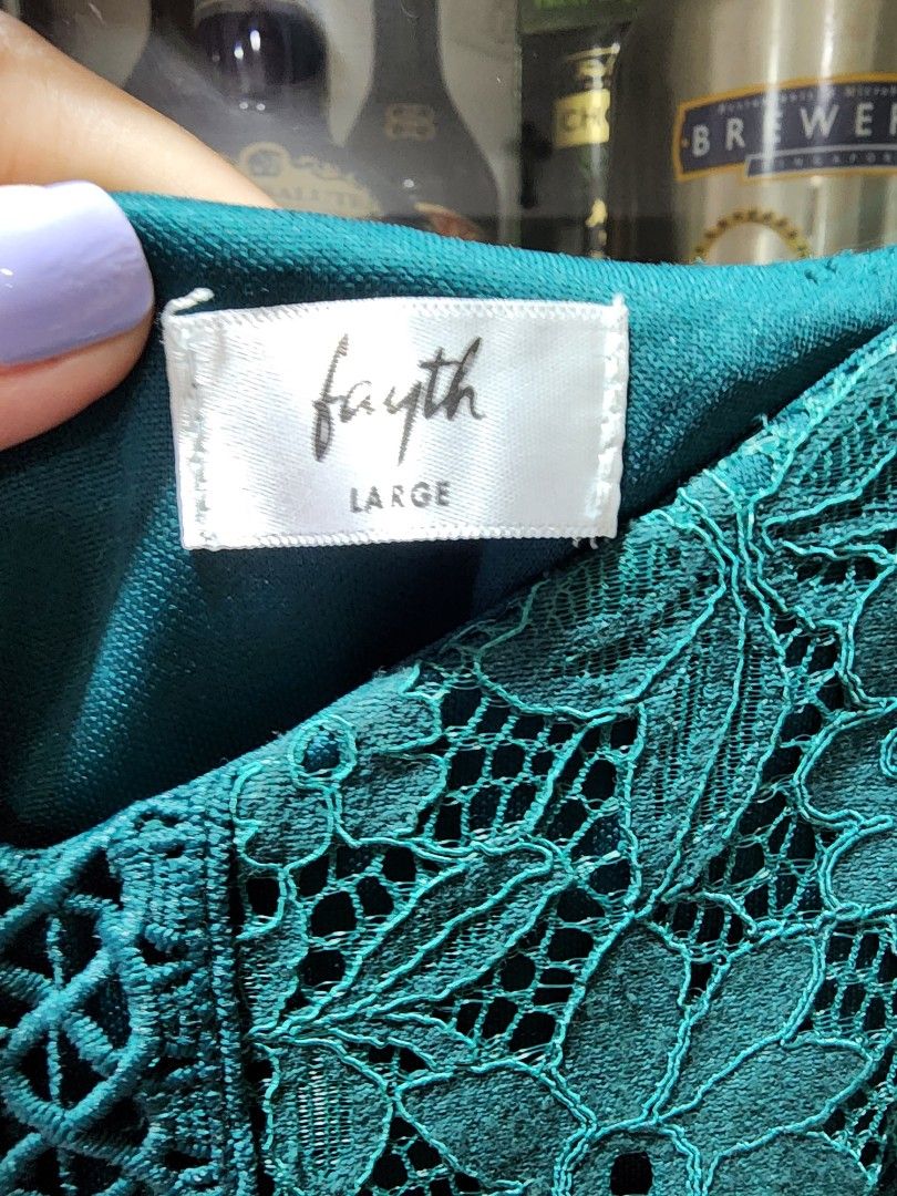 Fayth • Iris Lace Peplum Dress