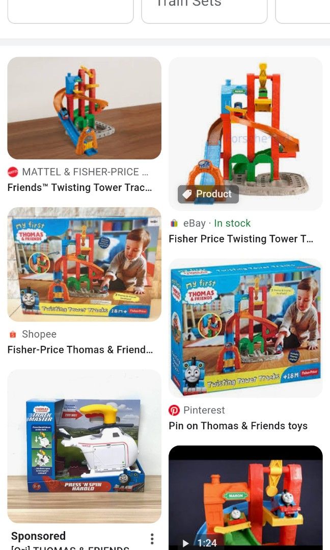My first thomas and friends twisting tower tracks hot sale