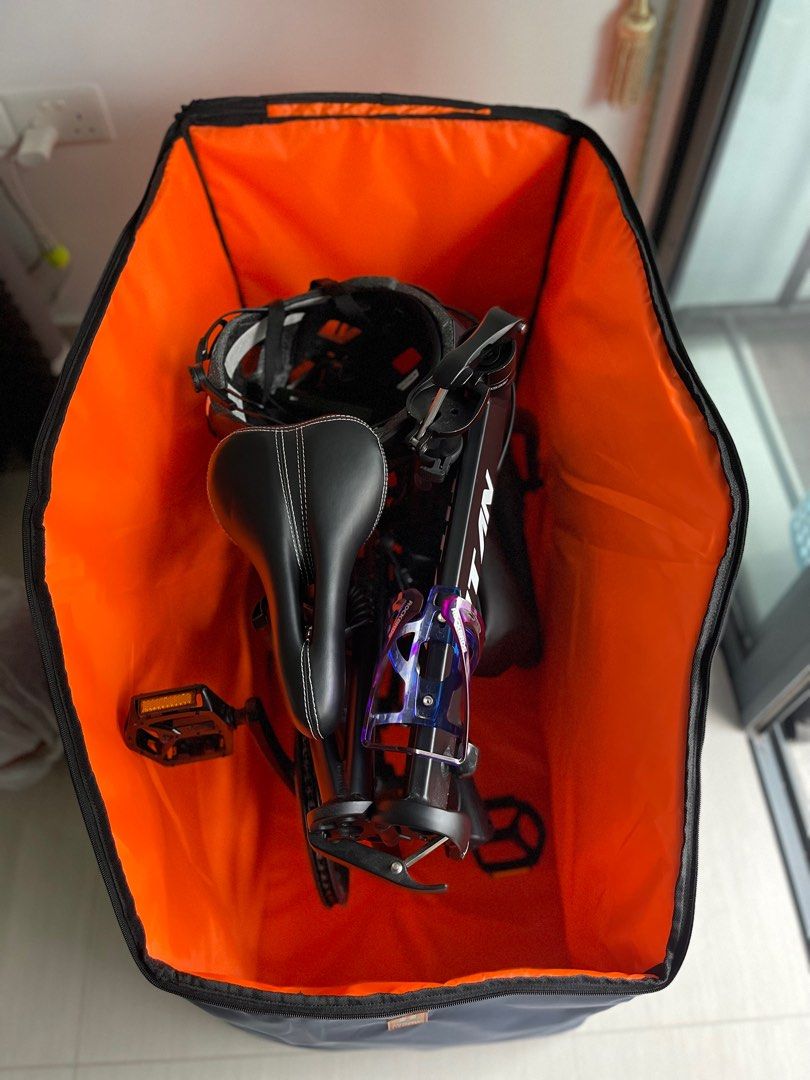 Folding Bike Box Covered Bag, Sports Equipment, Bicycles & Parts