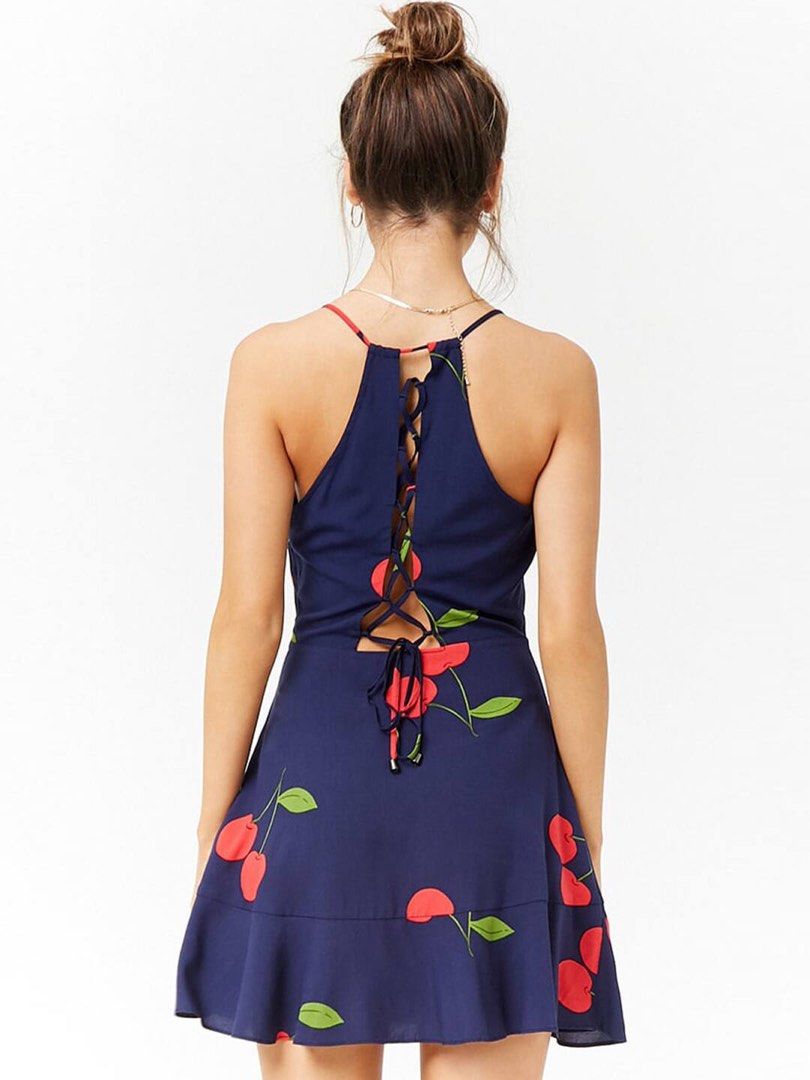 Forever 21 cherry dress top