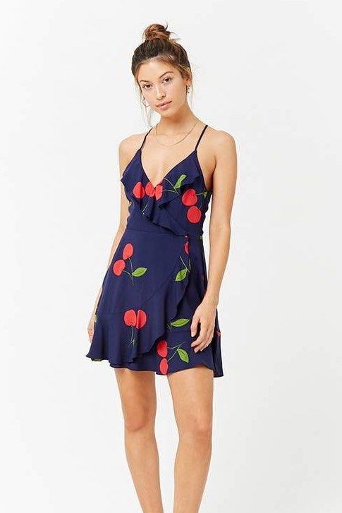 White cherry dress forever 21 cheap