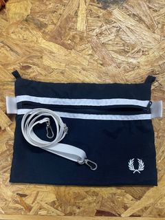 Fred Perry Banana Sling Bag with canvas and leathe - Bags & Wallets for  sale in Johor Bahru, Johor