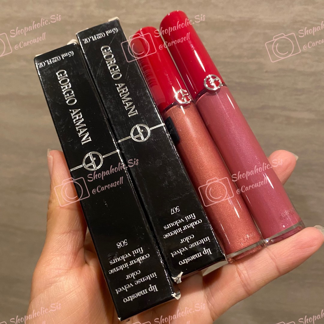 GIORGIO ARMANI Lip maestro intense velvet color couleur intense