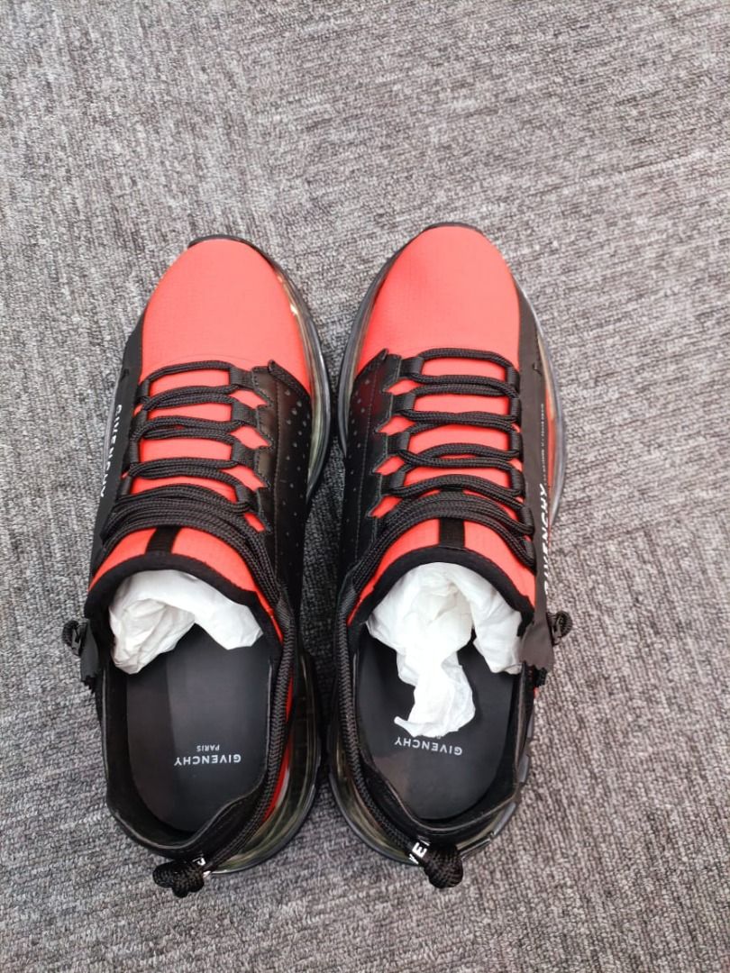 Givenchy Men Spectre Running Low-Top Zip Sneakers Red Size 44, Luxury,  Sneakers & Footwear on Carousell