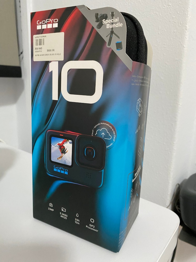 GoPro HERO10 Black Action Camera Bundle, Photography, Video Cameras on