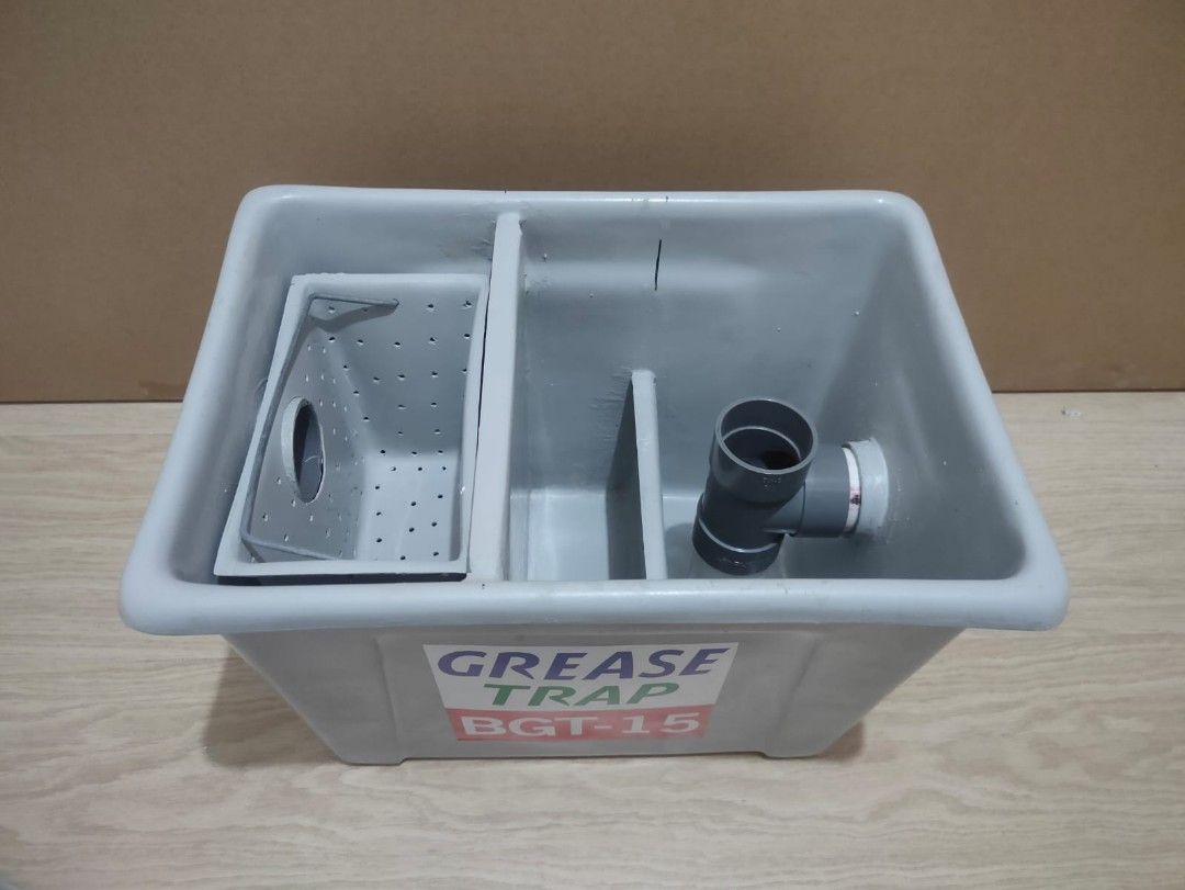 Grease Trap 15 Liter, Kitchen & Appliances di Carousell