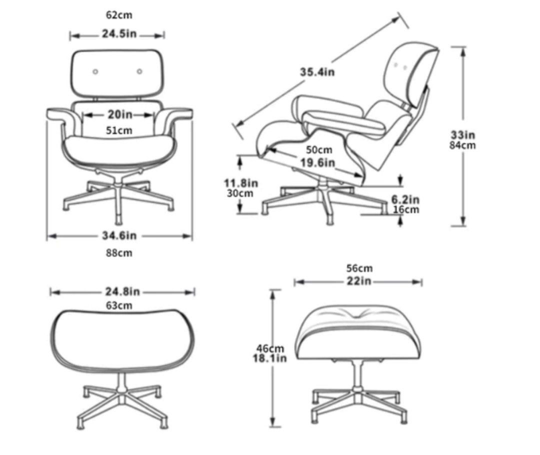 GREDES Leather Lounge Chair With Ottoman Furniture Home Living gredes-leather-lounge-chair-with-ottoman-furniture-home-living