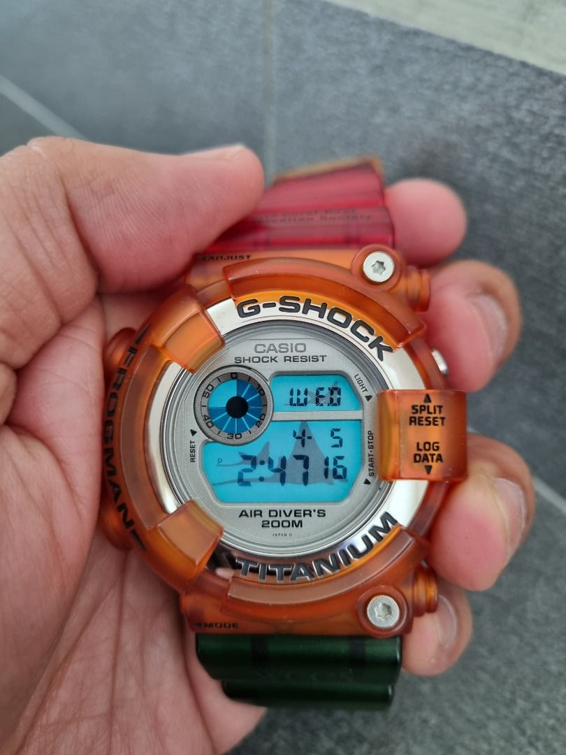 Gshock Frogman DW 8201WC Men s Fashion Watches Accessories Watches on Carousell