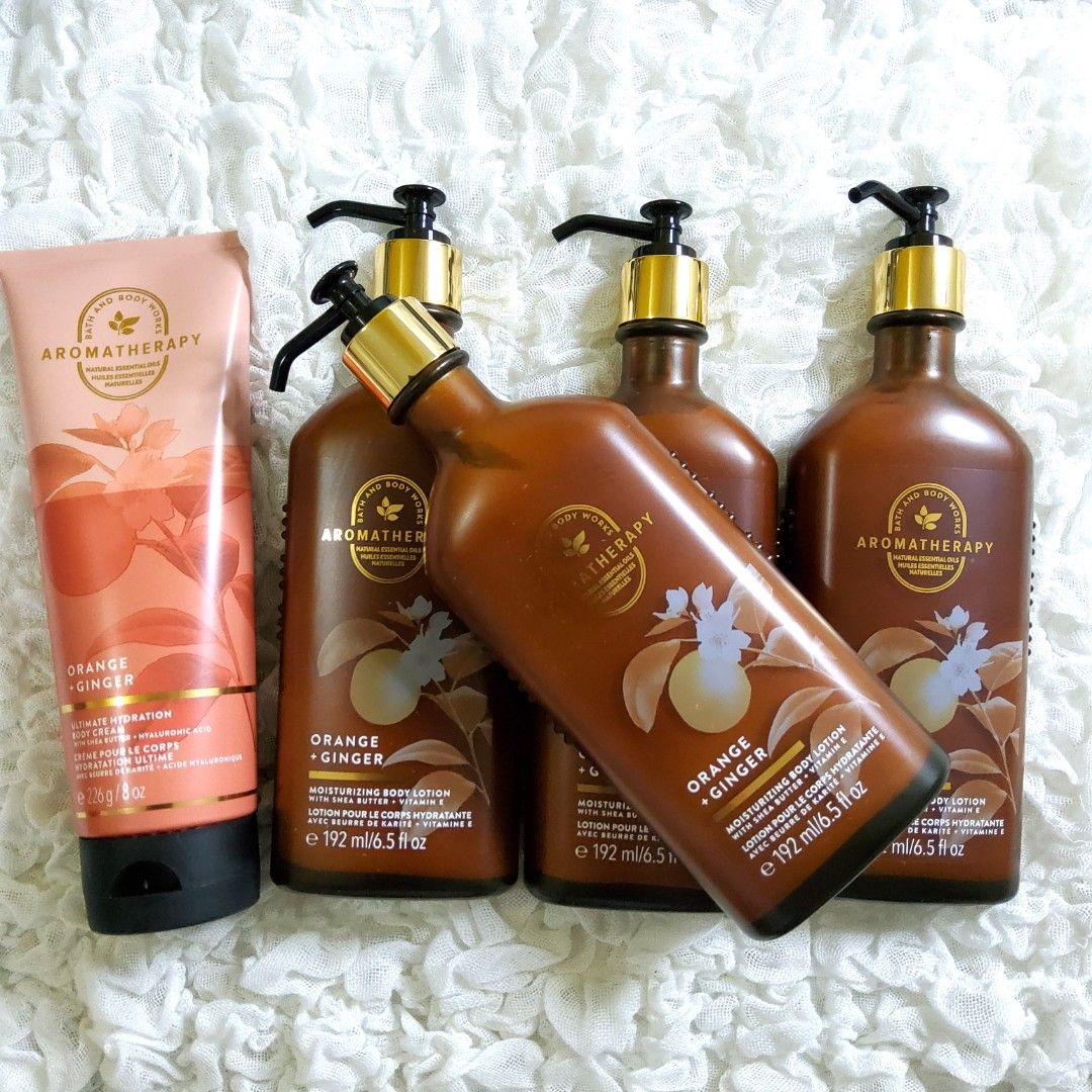 Guaranteed Authentic Bath & Body Works Aromatherapy Lotion P500 each (Category: Body Care) located in Las Pinas. Submitted by shimmers_stuff (Listing ID 1209815968, Image 2). Description: Guaranteed Authentic Bath & Body Works from Canda🇨🇦 On hand! Aromatherapy Lotion & Essential Oil Mist PhP499 each_can be shopee check out @ shopee.ph/girlmc List of Scent: For Lotion > Eucalytus Spearmint > Orange Ginger > Black Chamomile > Lavander Vanilla > 