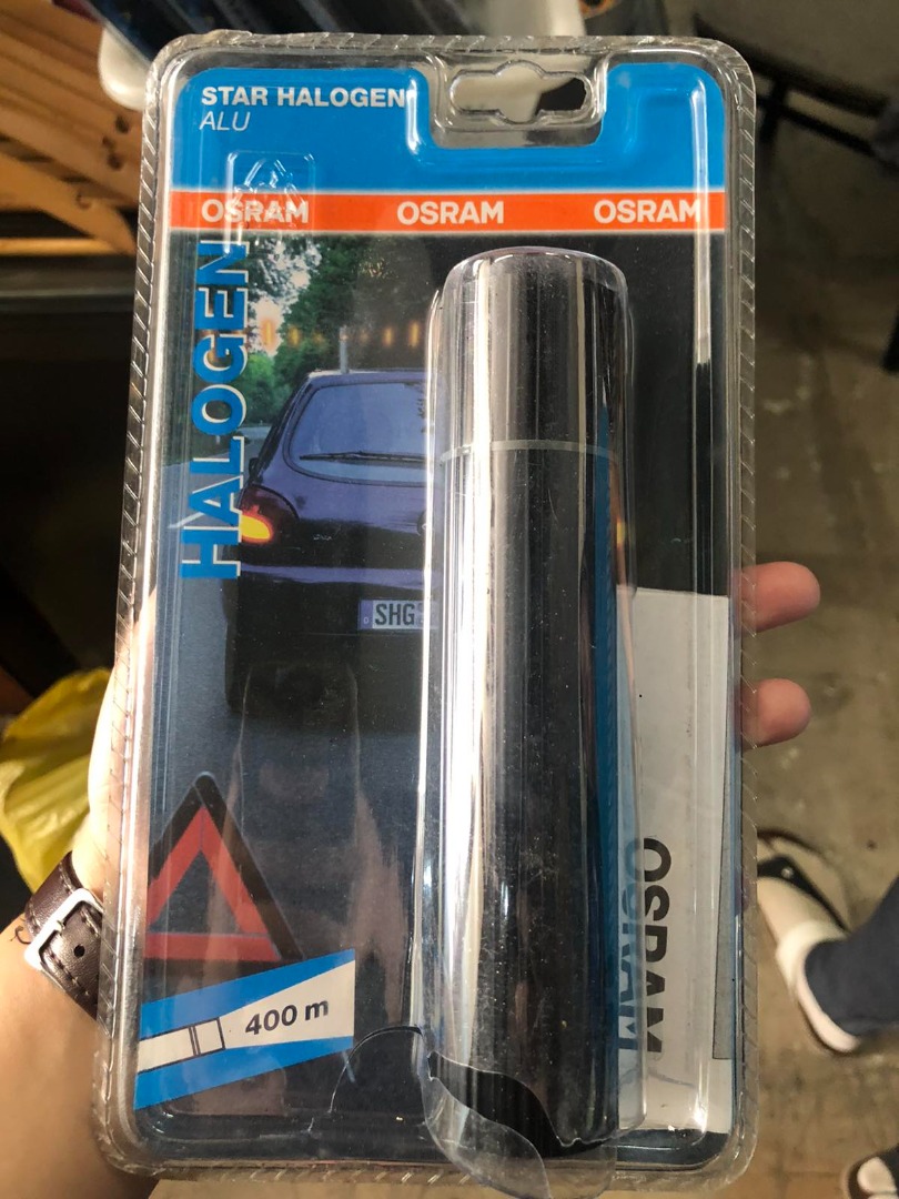 HALOGEN FLASHLIGHT, Furniture & Home Living, Lighting & Fans, Lighting ...
