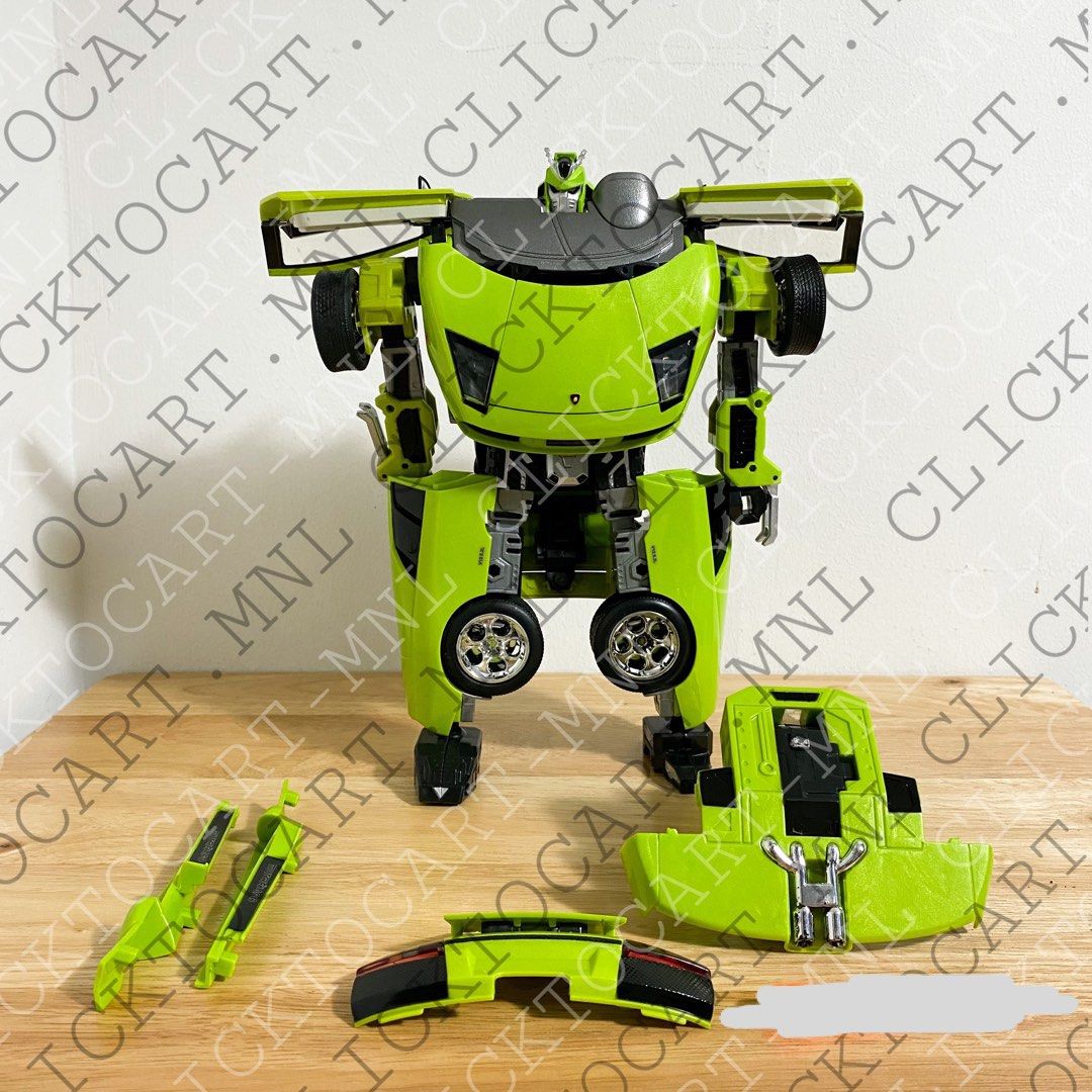 Happy Well RoadBot 1/18 Scale Robot Lamborghini Murcielago Transformers,  Hobbies & Toys, Toys & Games on Carousell