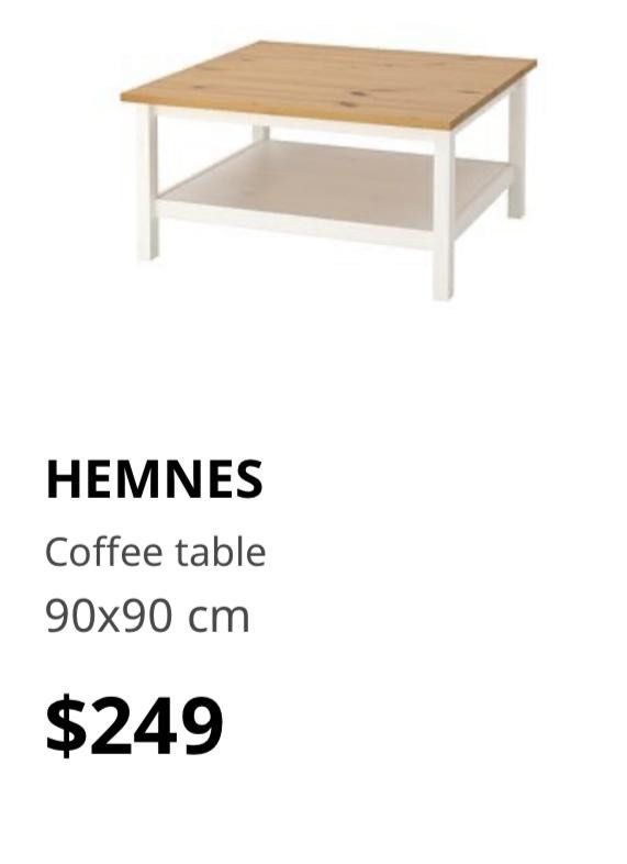 HEMNES Coffee table, Furniture & Home Living, Furniture, Tables & Sets