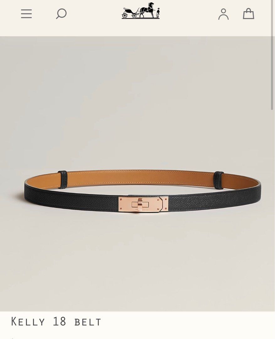 Hermes Kelly belt 18, Women's Fashion, Watches & Accessories, Belts on ...