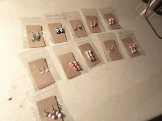 HOMEMADE EARRINGS