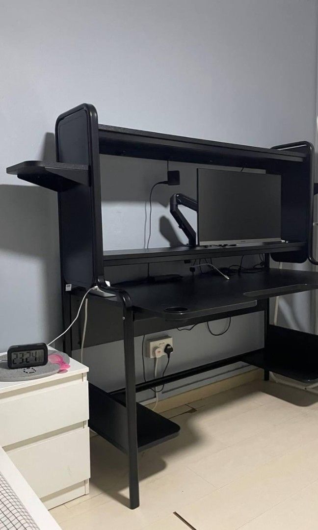 Ikea Fredde Gaming desk, Furniture & Home Living, Furniture, Tables