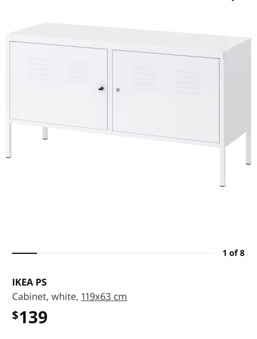 Ikea Metal Furniture & Home Living, Furniture, Shelves