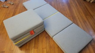 Ikea Slakt foldable mattress ottoman kid's mat playmat seat stool