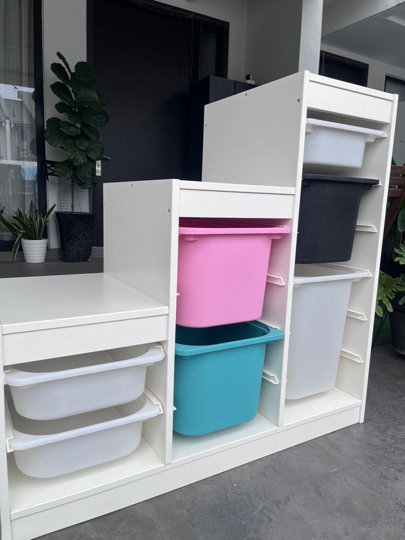 Ikea trofast with storage to let go!, Furniture & Home Living