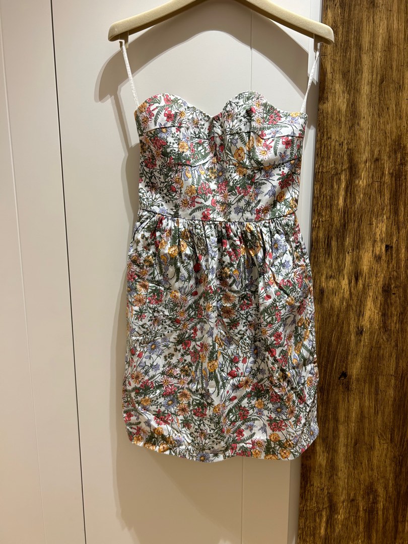 Jack Wills strapless Floral Dress