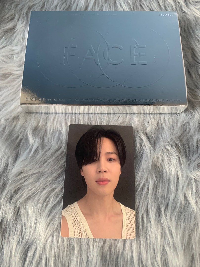 Jimin 'FACE' Weverse Version album on hand, Hobbies & Toys, Memorabilia