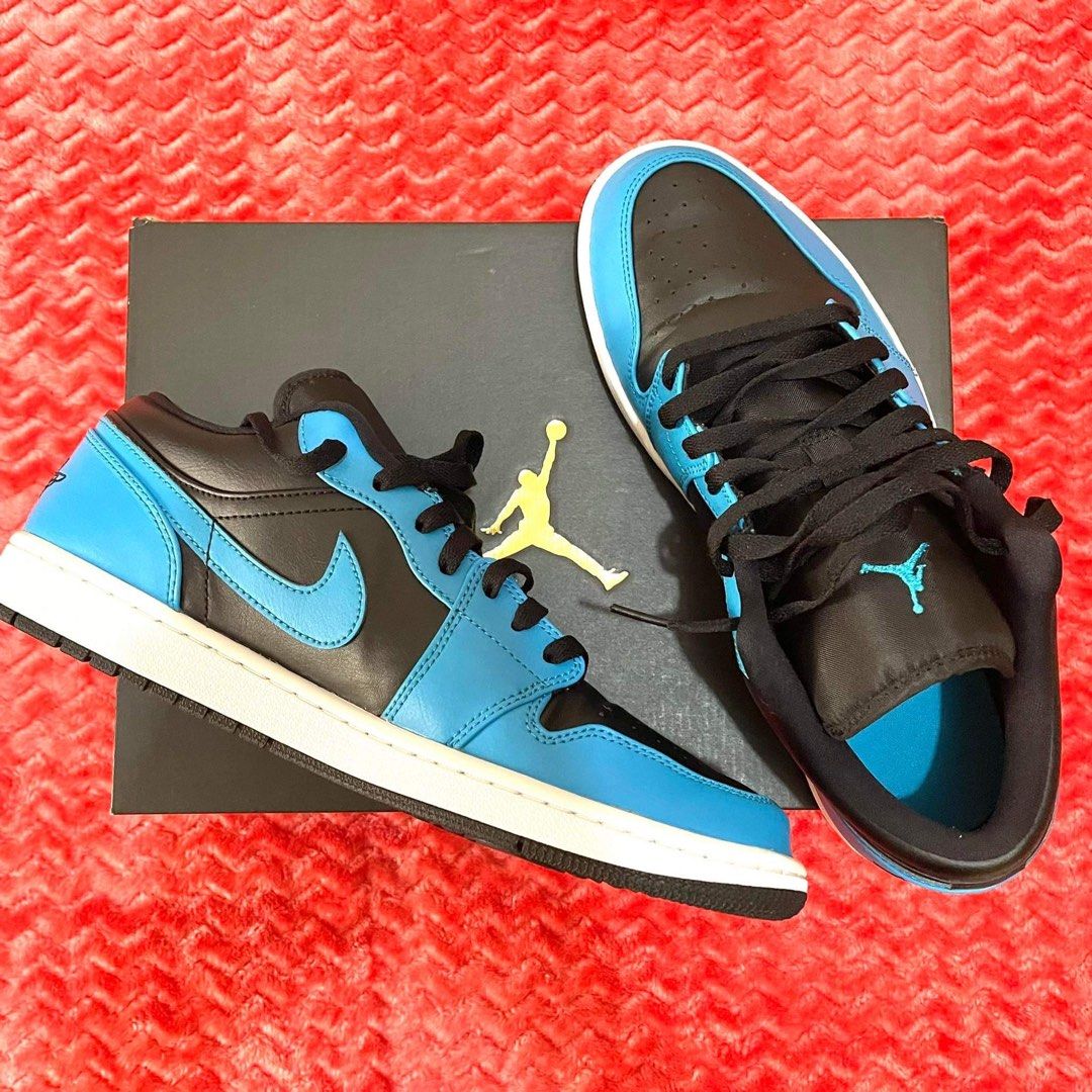 jordan 1 low laser blue black
