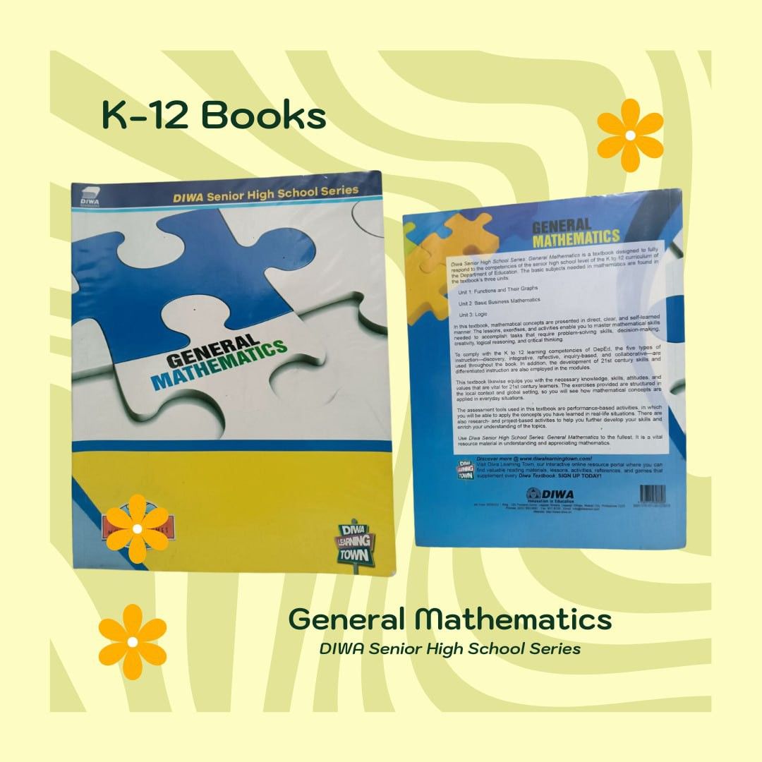 [K12 Book] Grade 11 General Mathematics, Hobbies & Toys, Books & Magazines, Textbooks on Carousell