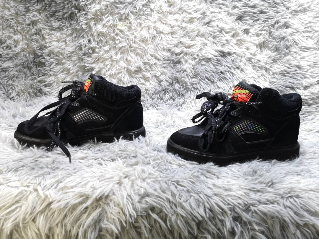 L.A Gear Black Gamusa Sneakers Women s Fashion Footwear Sneakers on Carousell