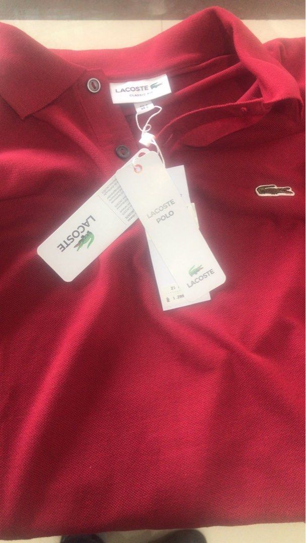 Lacoste store original tag