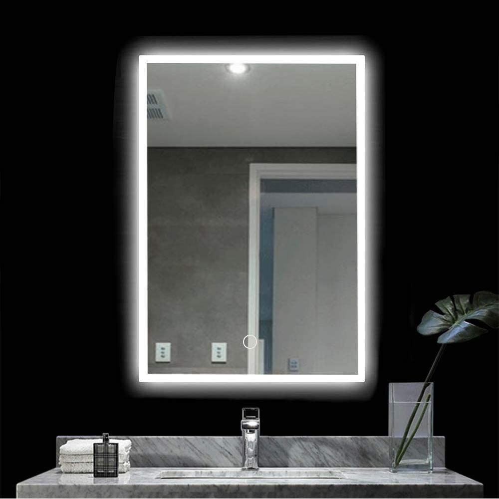 LED Bathroom Mirror Wall Mounted Light , 32" X 24" Lighted Edge Backlit ...