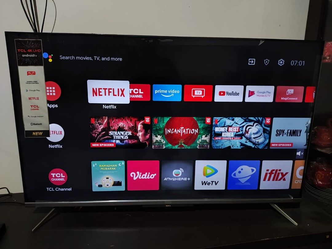 LED TV TCL 50 inch 50A10 Android Smart TV 4K UHD on Carousell