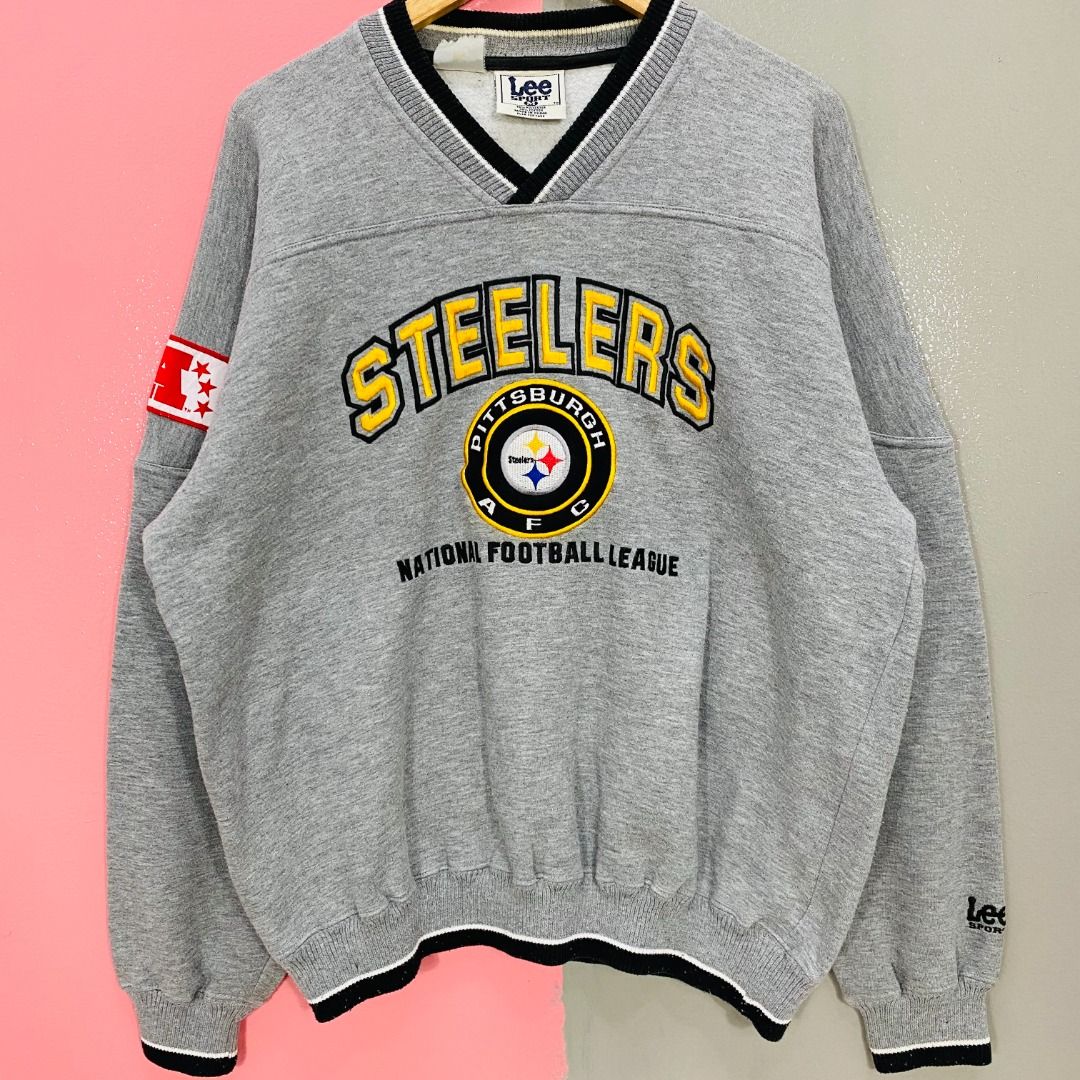 Gray steelers sweatshirt clearance