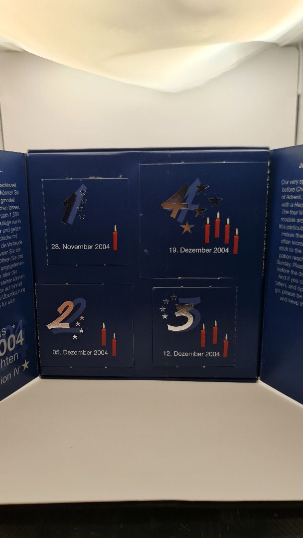 Limited Edition Herpa Model Aircraft advant calendar from 2004 Hobbies