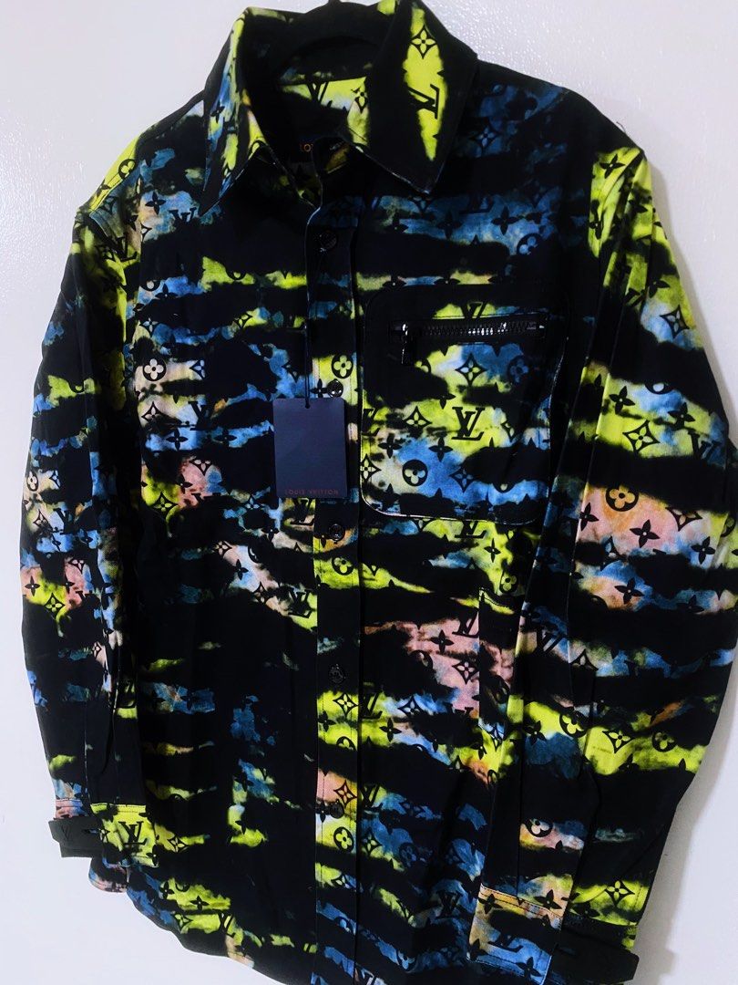 Louis Vuitton Tie-Dye Print Denim Jacket - Blue Outerwear, Clothing -  LOU636037