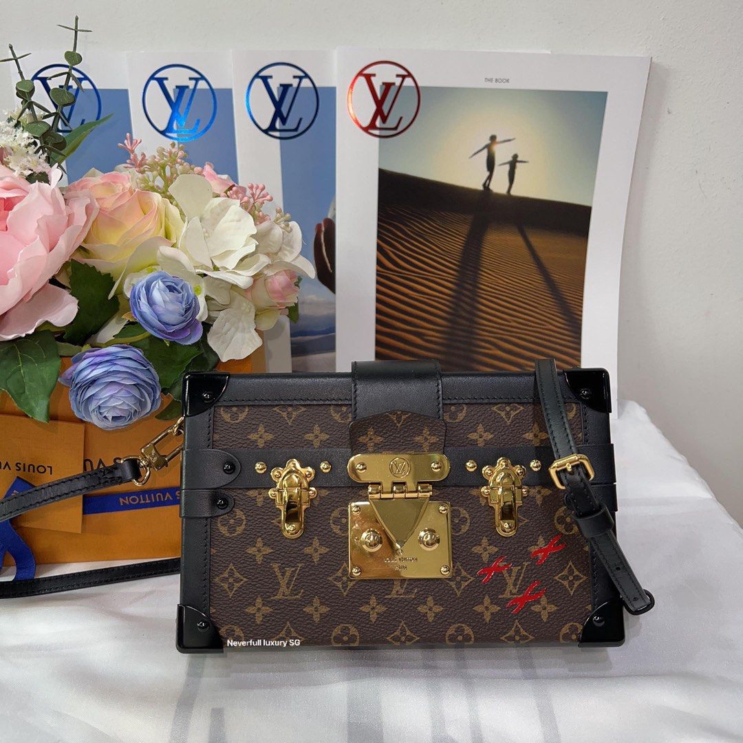 Bag review] Louis Vuitton pochette trunk verticale & Louis Vuitton petite  malle 