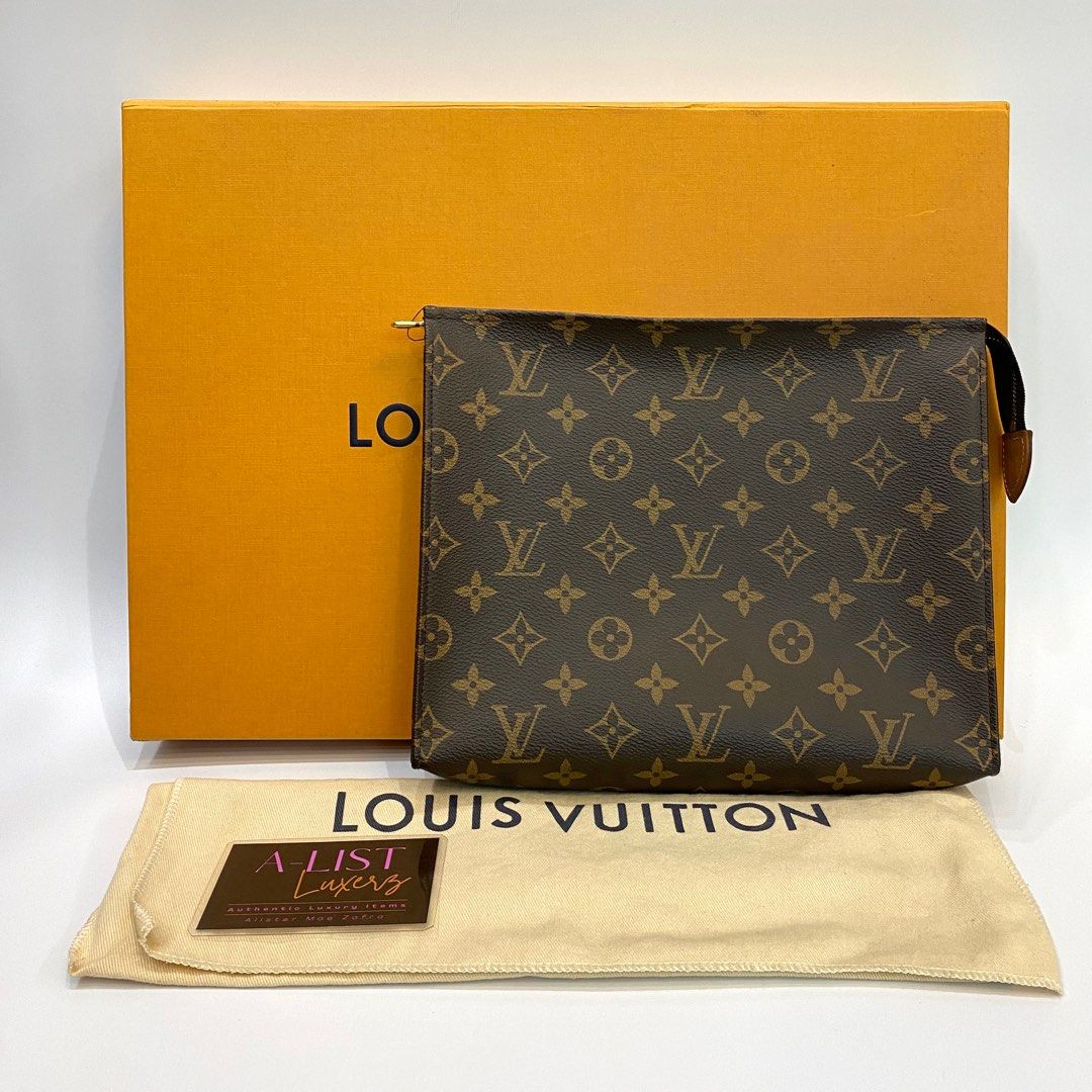 MEN TOILETRY POUCH PRELOVED, Luxury, Bags & Wallets on Carousell
