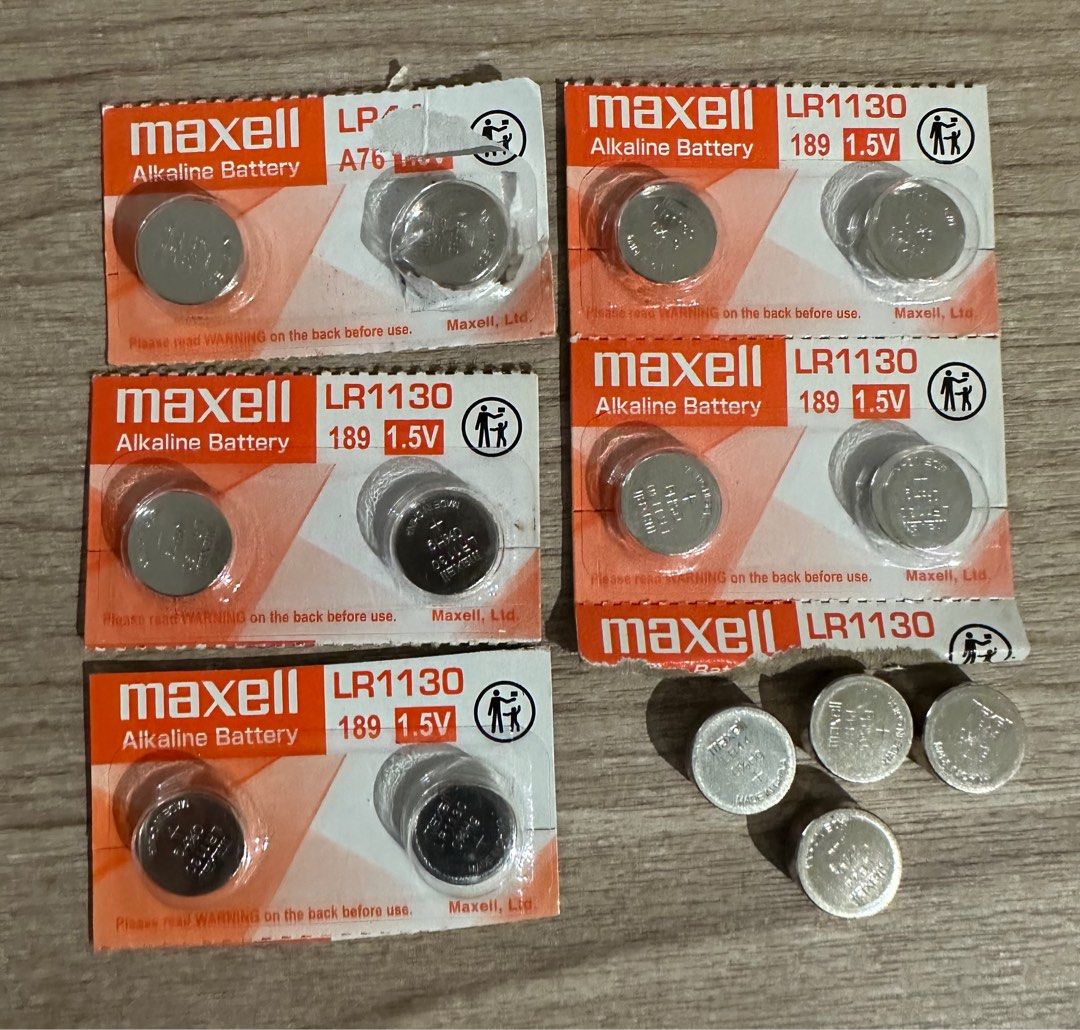 LR1130 batteries, Photography, Photography Accessories, Batteries ...