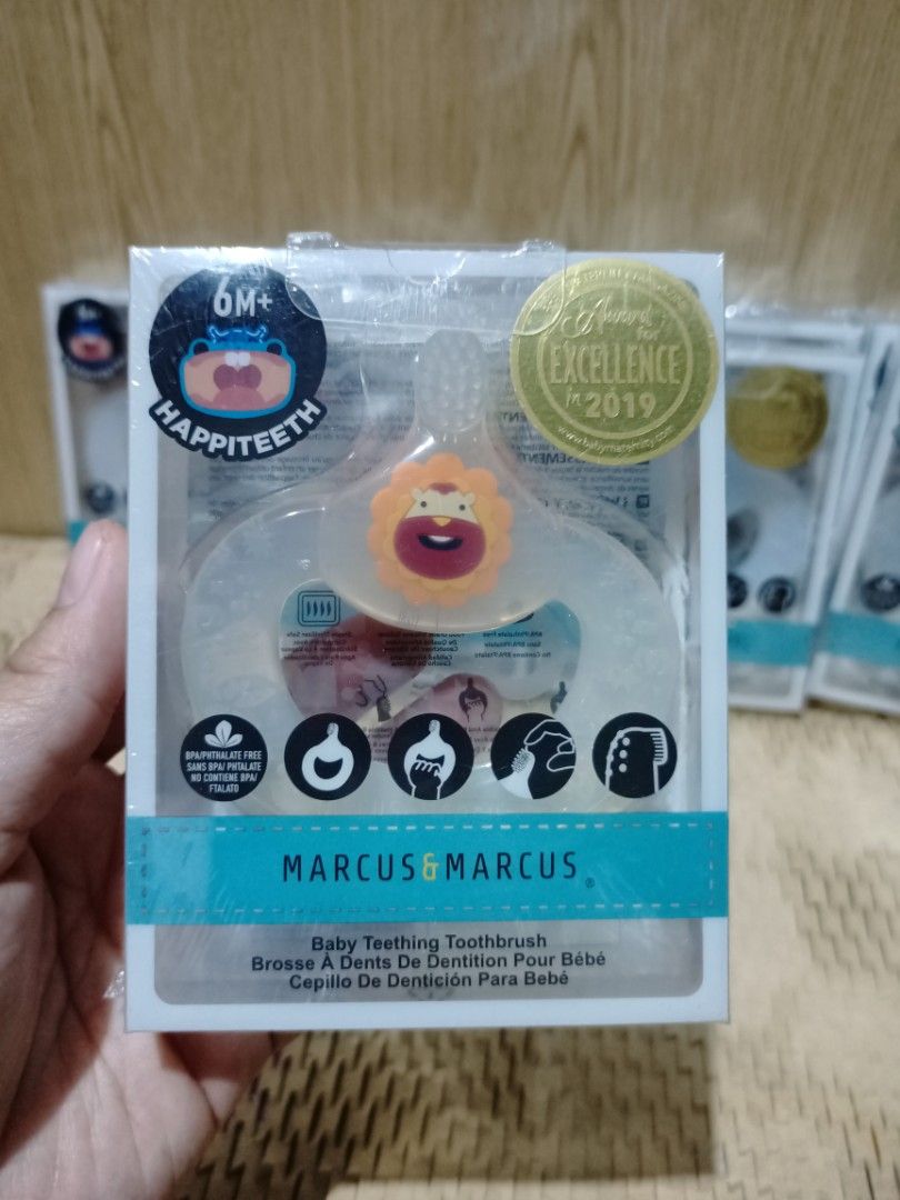 Marcus & Marcus Baby Teething Toothbrush (Category: Soothers & Pacifiers) located in Pasig City. Submitted by unicornsanddinosaurs (Listing ID 1224746069, Image 3). Description: Last Price Posted 😊 230 each No shopee check out Grab / Lalamove/ Self pick up only Cash / Gcash on pick up Ugong Pasig City Thank you 😊.
