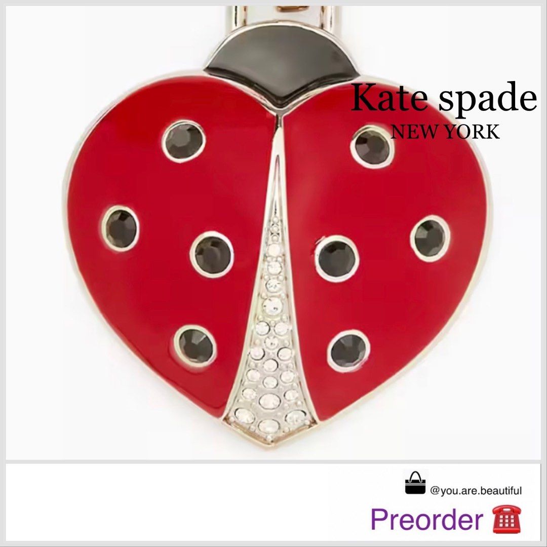 Markdown Kate Spade Ladybug Charm key chain, Babies & Kids, Babies & Kids  Fashion on Carousell
