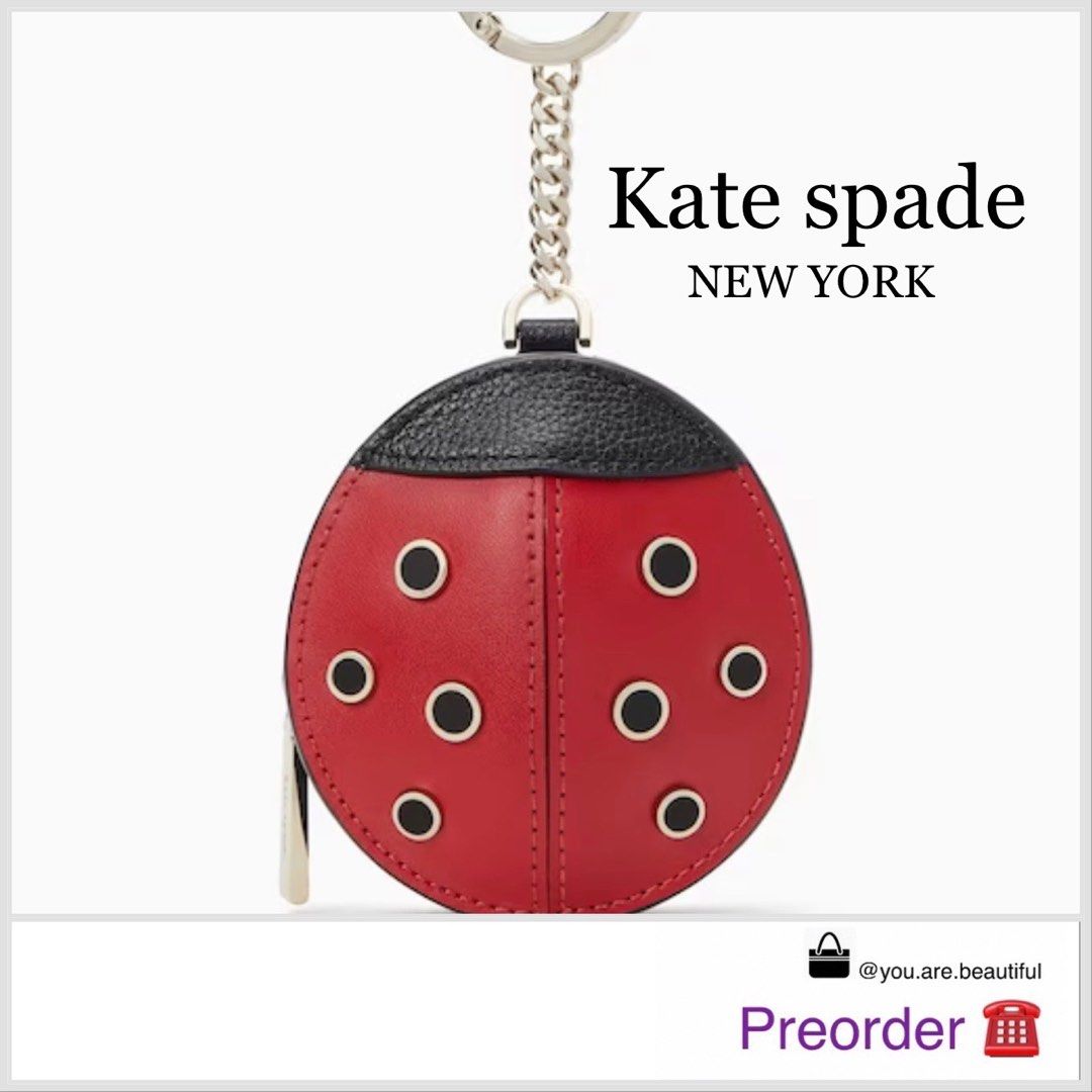 Markdown Kate Spade Ladybug Coin Purse with key chain, Babies & Kids,  Babies & Kids Fashion on Carousell