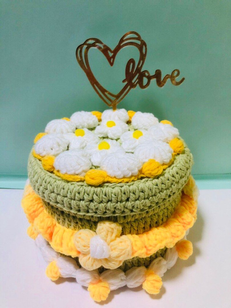 matcha-blossom-cake-crochet-storage-box-hobbies-toys-stationery