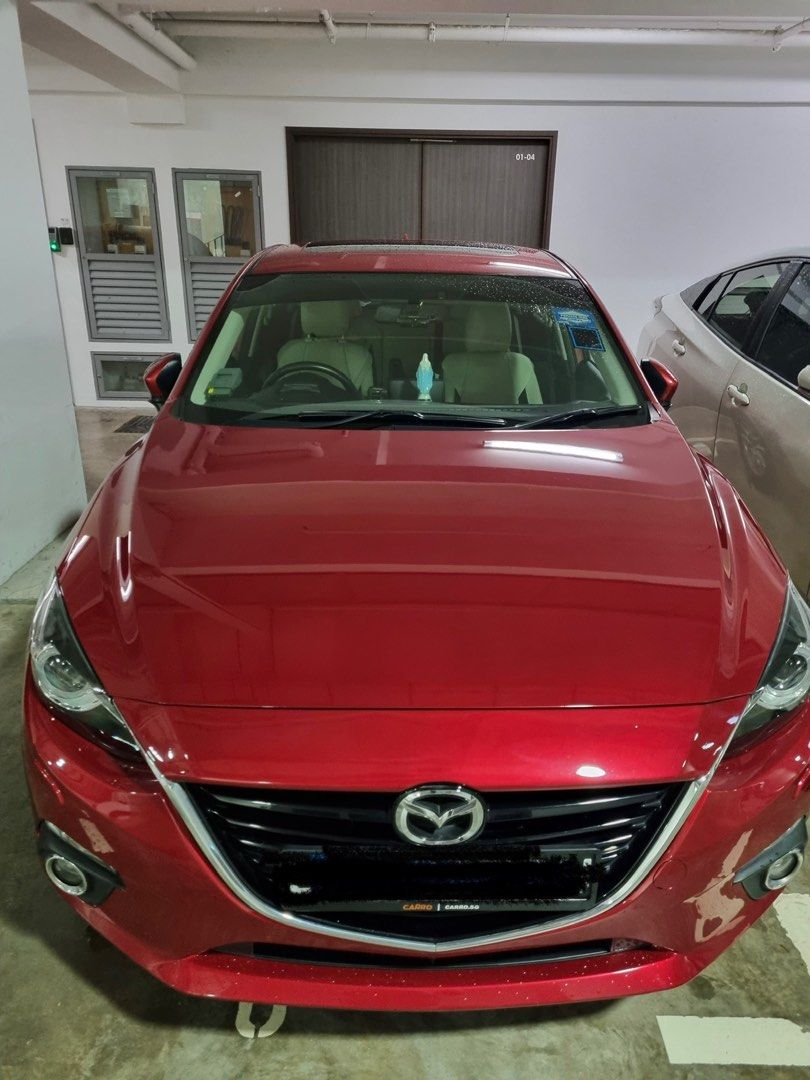 Mazda 3 hatchback rental PHV/ Grab/ Gojek, Cars, Car Rental on Carousell