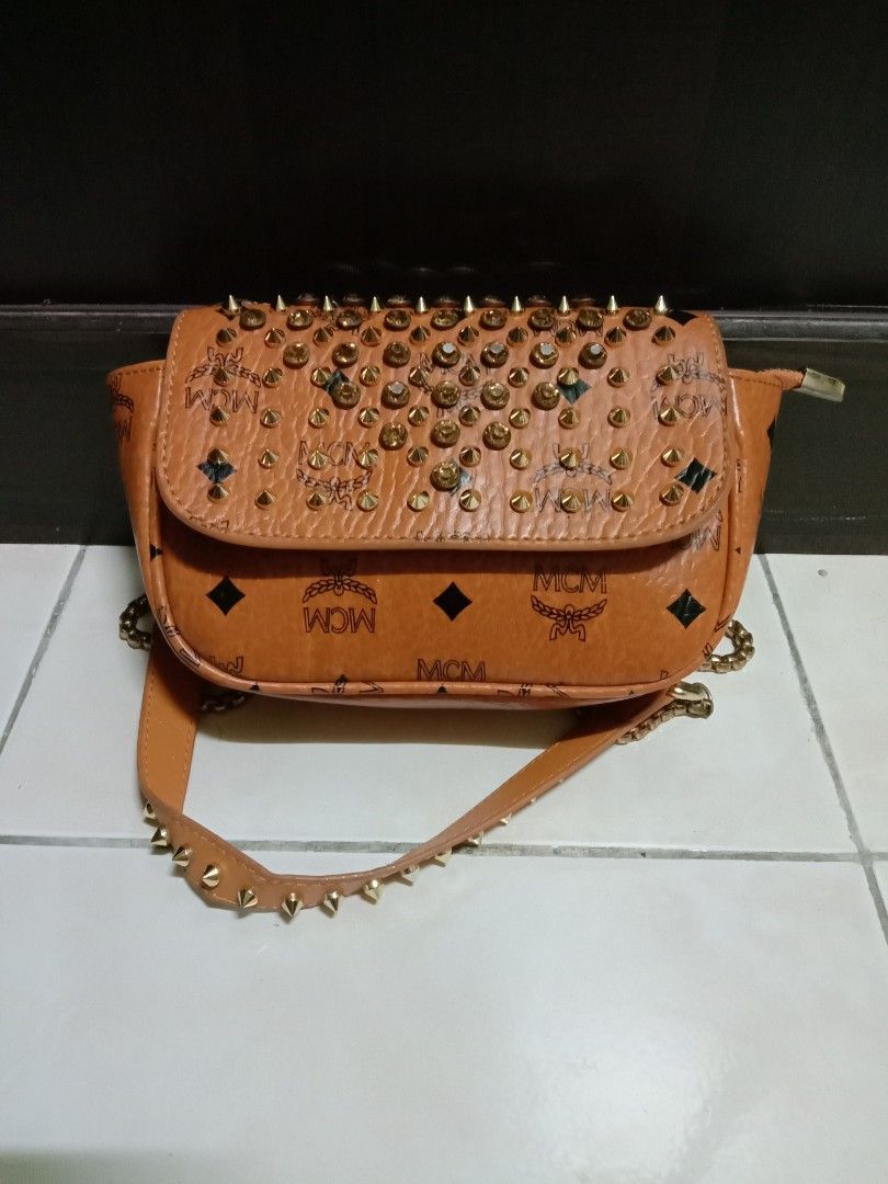 MCM Sling Bag, Women's Fashion, Bags & Wallets, Crossbody Bags on