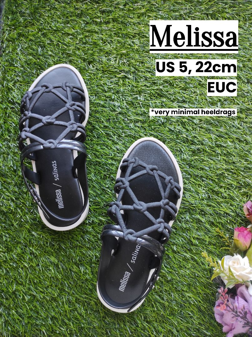 Melissa Salinas US 5, Authentic preloved, Women's Fashion, Footwear, Slippers and slides on